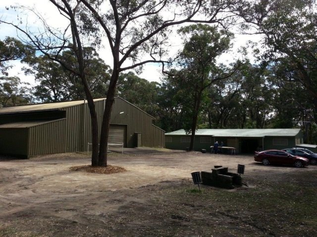 The original Ku-ring-gai Community Shed building before the Block B extension was added